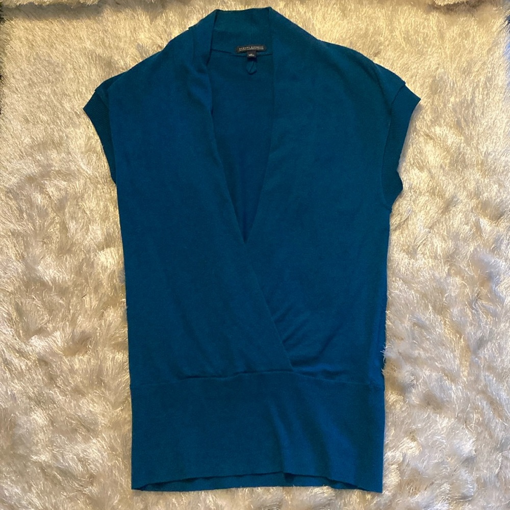 Banana Republic Blue Sleeveless Sweater size Medium